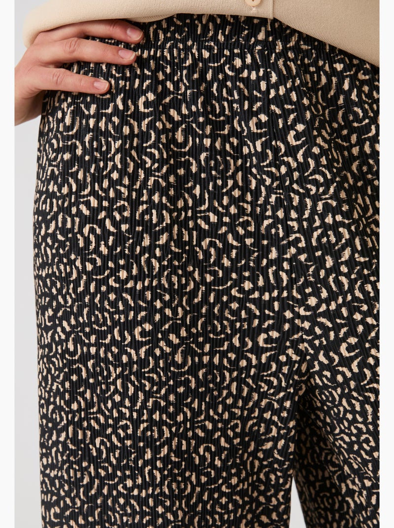 Pantalon 7/8ème plissé permanent - Damart Blanc - Kiabi