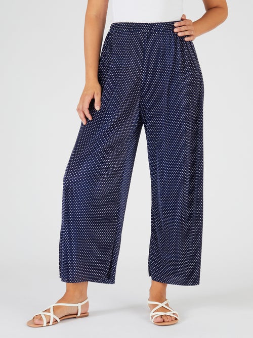 Pantalon 7/8ème plissé permanent - Damart - Kiabi