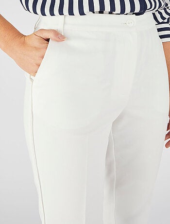 Pantalon 7/8ème satin de coton - Damart