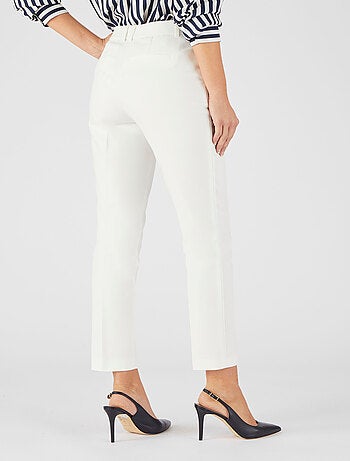 Pantalon 7/8ème satin de coton - Damart