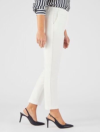 Pantalon 7/8ème satin de coton - Damart