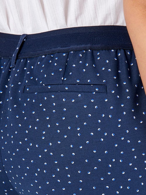Pantalon 7/8ème satin de coton - Damart - Kiabi