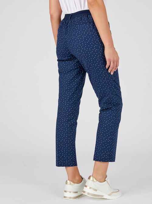 Pantalon 7/8ème satin de coton - Damart - Kiabi