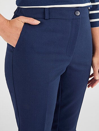 Pantalon 7/8ème satin de coton - Damart