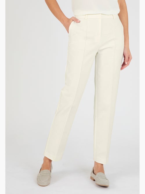 Pantalon 7/8ème satin de coton - Damart - Kiabi
