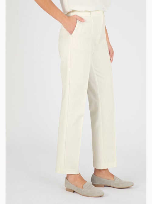 Pantalon 7/8ème satin de coton - Damart - Kiabi