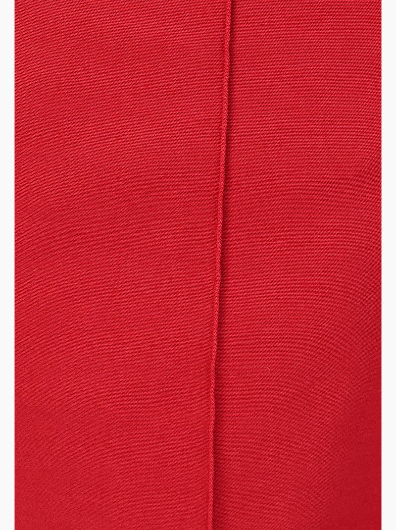 Pantalon 7/8ème satin de coton - Damart Rouge - Kiabi