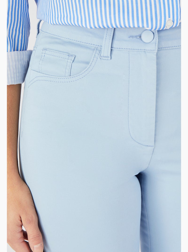 Pantalon 7/8ème slim perfect fit by damart - damart Bleu clair - Kiabi