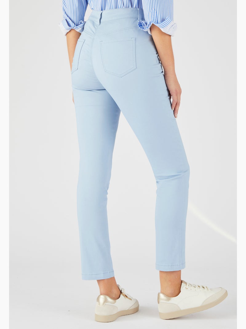 Pantalon 7/8ème slim perfect fit by damart - damart Bleu clair - Kiabi