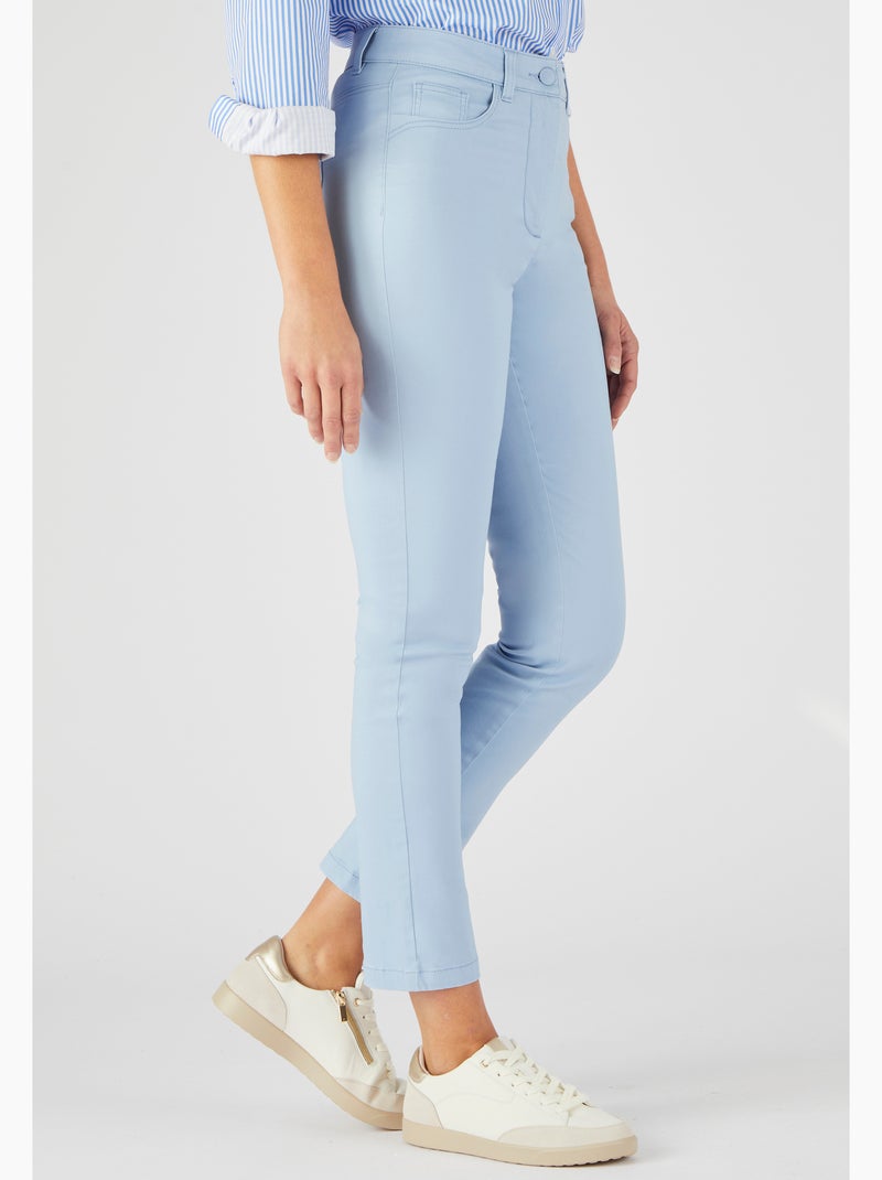 Pantalon 7/8ème slim perfect fit by damart - damart Bleu clair - Kiabi