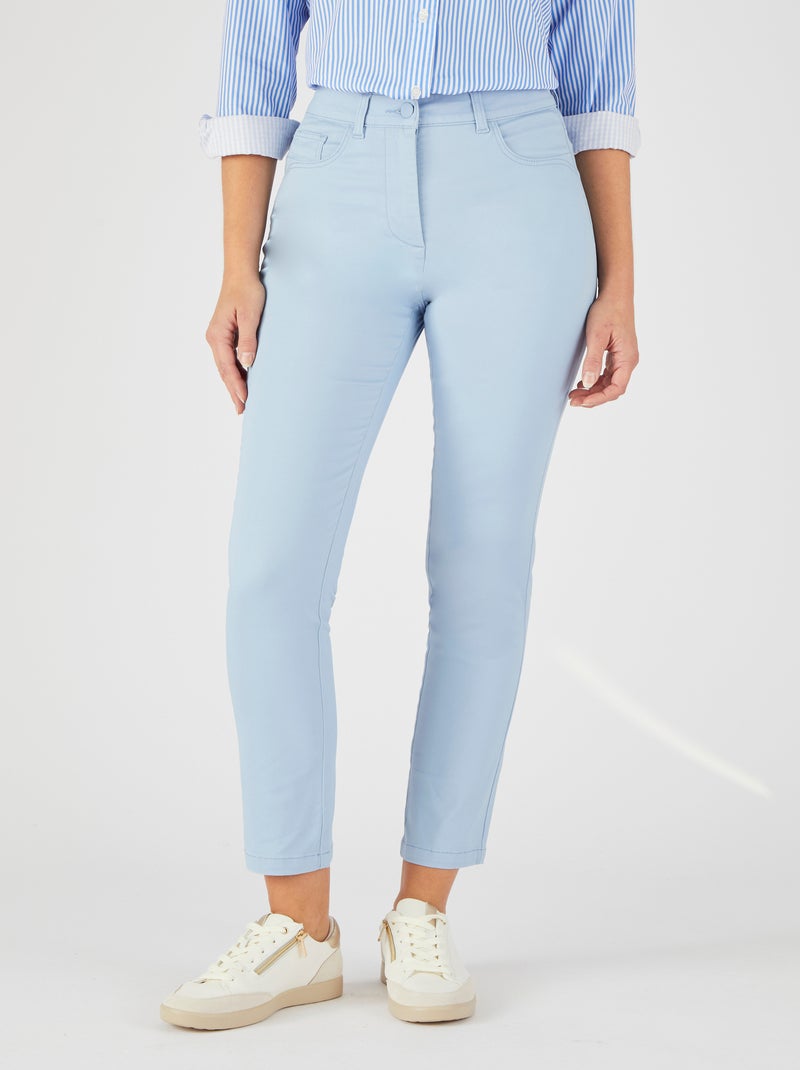 Pantalon 7/8ème slim Perfect Fit by Damart - Damart Bleu gris - Kiabi