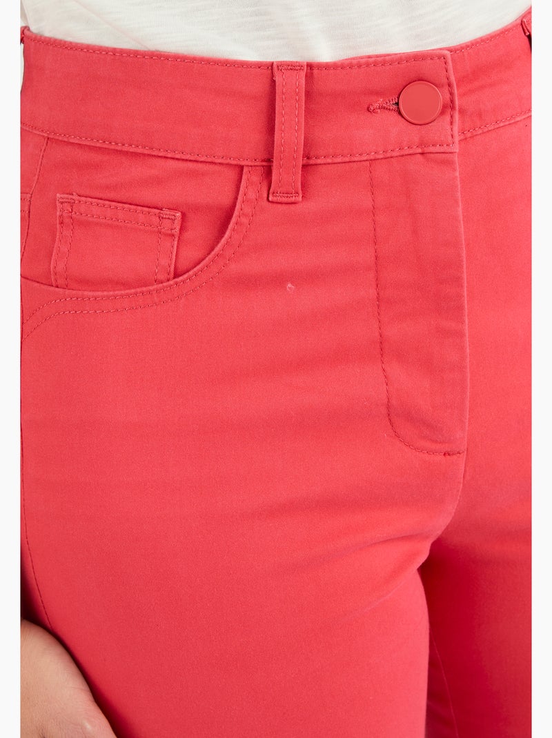 Pantalon 7/8ème slim Perfect Fit by Damart - Damart Corail - Kiabi