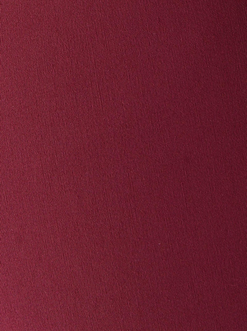 Pantalon 7/8ème tissu souple stretch - Damart Bordeaux - Kiabi