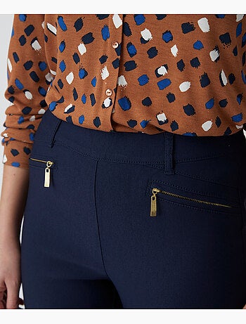 Pantalon 7/8ème toile extensible - Damart