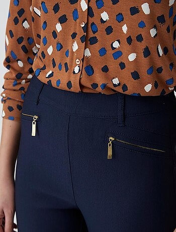 Pantalon 7/8ème toile extensible - Damart