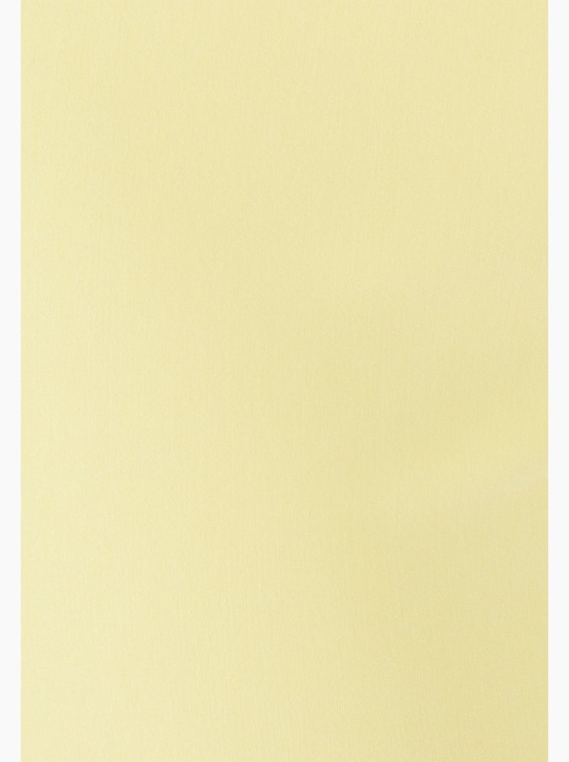 Pantalon 7/8ème toile extensible - Damart Jaune - Kiabi