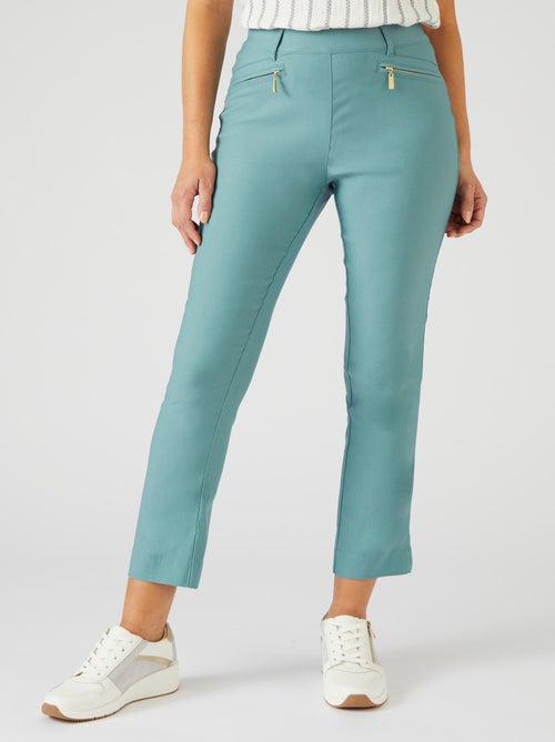 Pantalon 7/8ème toile extensible - Damart - Kiabi