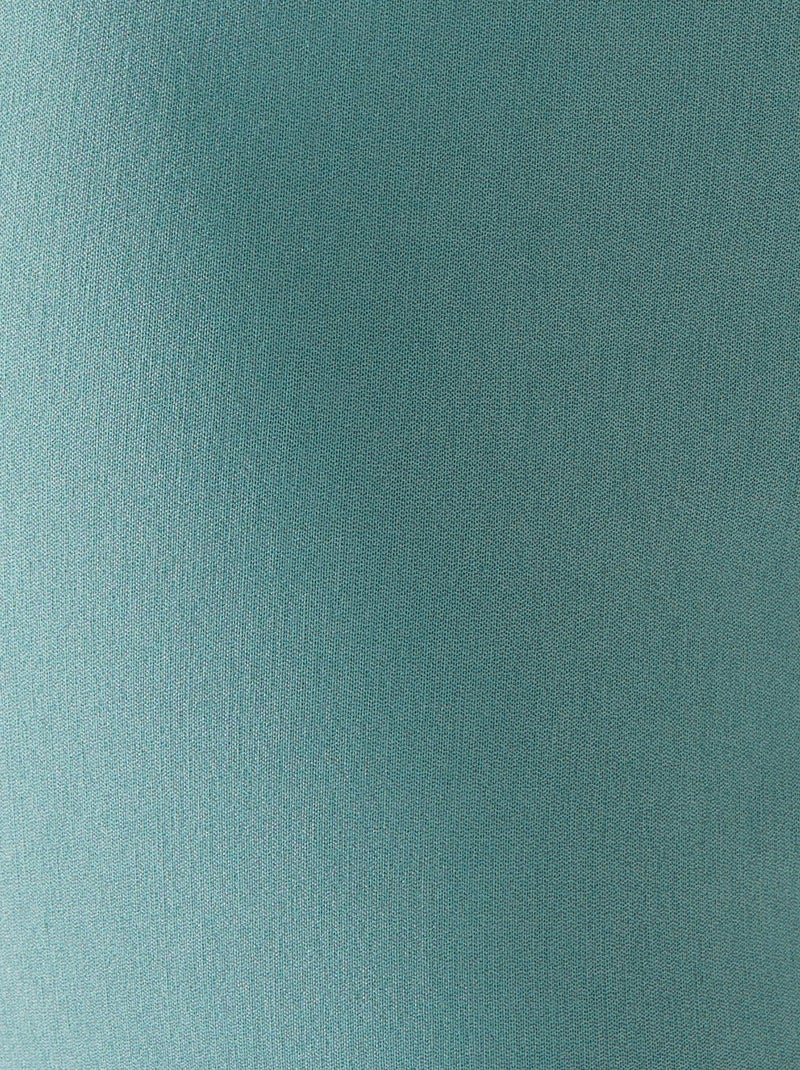 Pantalon 7/8ème toile extensible - Damart Vert anis - Kiabi