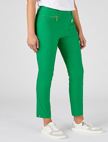 Pantalon 7/8ème toile extensible - Damart