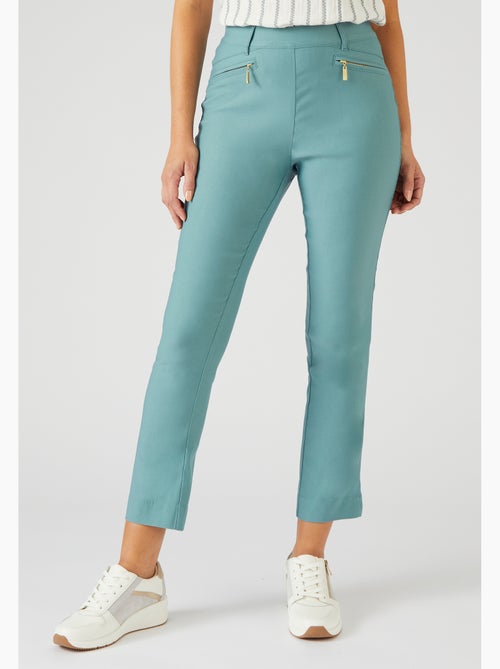 Pantalon 7/8ème toile extensible - Damart - Kiabi