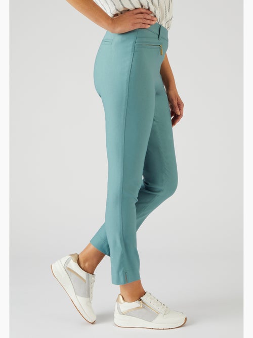 Pantalon 7/8ème toile extensible - Damart - Kiabi