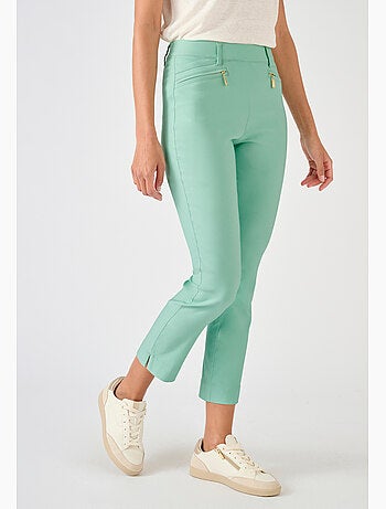 Pantalon 7/8ème toile extensible - Damart