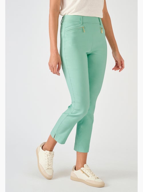 Pantalon 7/8ème toile extensible - Damart - Kiabi