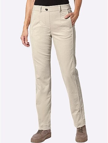 Pantalon 98% coton - taille courte - witt