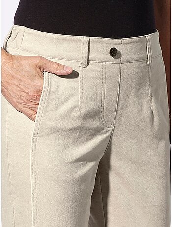 Pantalon 98% coton - taille courte - witt