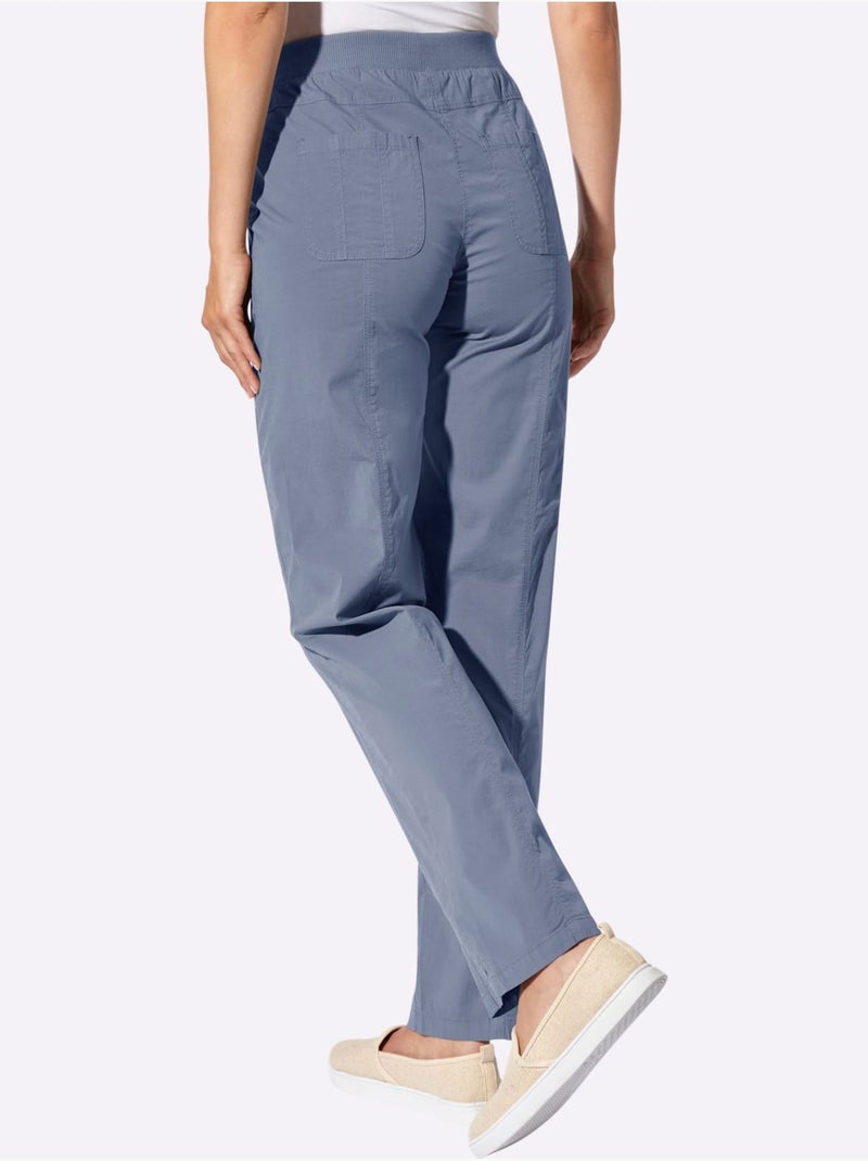 Pantalon 98% Coton - Taille Standard - Witt Gris tourterelle - Kiabi