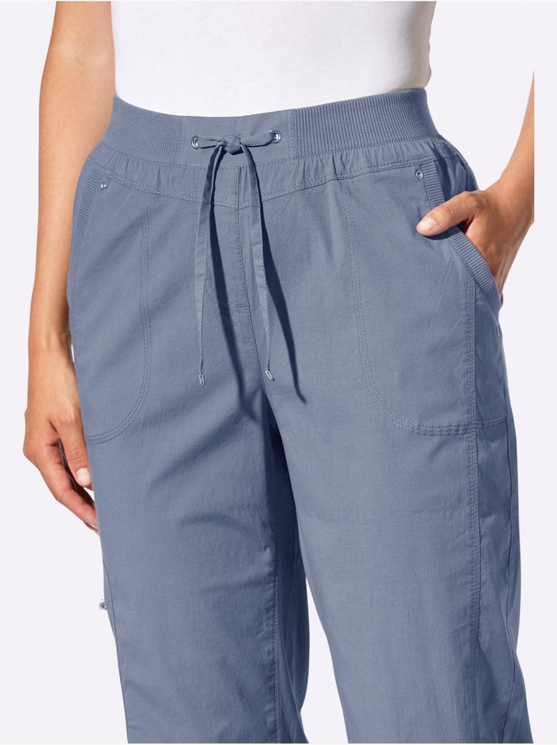 Pantalon 98% Coton - Taille Standard - Witt Gris tourterelle - Kiabi