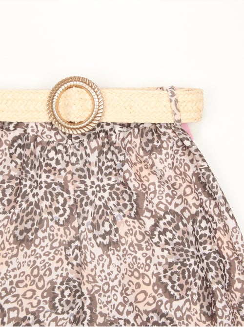 Pantalon à ardillon doré - Kids Star - Kiabi