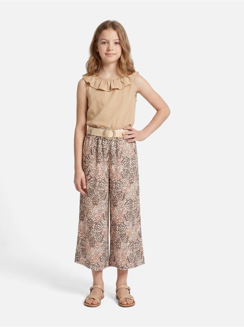 Pantalon à ardillon doré - Kids Star - Kiabi
