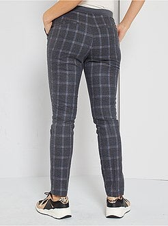 Pantalon à carreaux - Kiabi