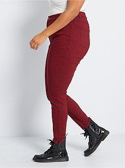 Pantalon à carreaux - Kiabi