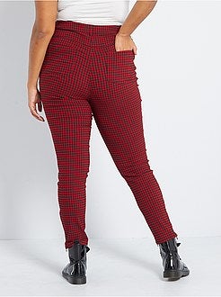 Pantalon à carreaux - Kiabi