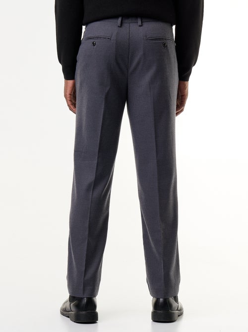 Pantalon à carreaux coupe fuselée - Kiabi