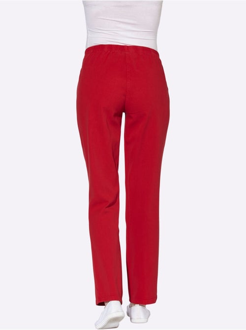 Pantalon à ceinture élastique avec 2 poches et coupe droite - Taille courte - Witt - Kiabi Pantalon à ceinture élastique avec 2 poches et coupe droite - Taille courte - Witt - Kiabi