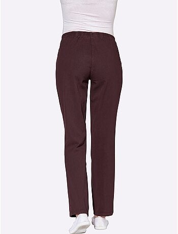 Pantalon à ceinture élastique avec deux poches et rayures - Taille standard - Witt