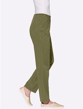 Pantalon à ceinture élastique avec deux poches et rayures - Taille standard - Witt