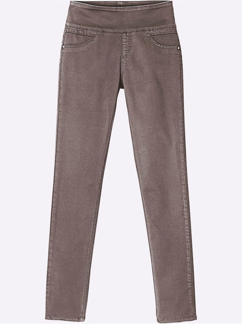 Pantalon à ceinture élastique avec 2 poches plaquées - Taille courte - Witt - Kiabi