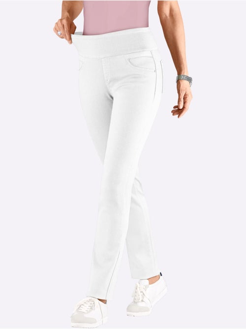 Pantalon à ceinture élastique avec 2 poches plaquées - taille standard - witt - Kiabi