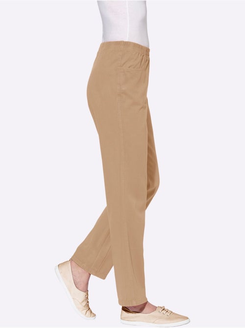Pantalon à ceinture élastique avec deux poches et finition soignée - Taille standard - Witt - Kiabi