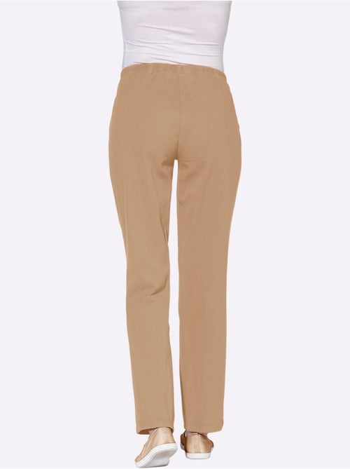 Pantalon à ceinture élastique avec deux poches et finition soignée - Taille standard - Witt - Kiabi
