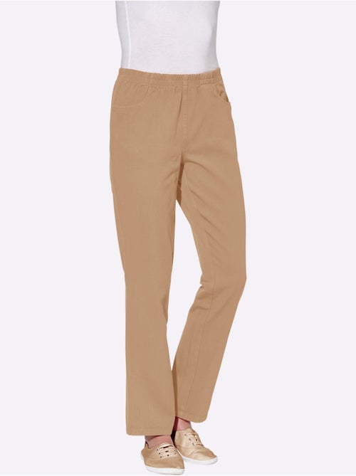 Pantalon à ceinture élastique avec deux poches et finition soignée - Taille standard - Witt - Kiabi