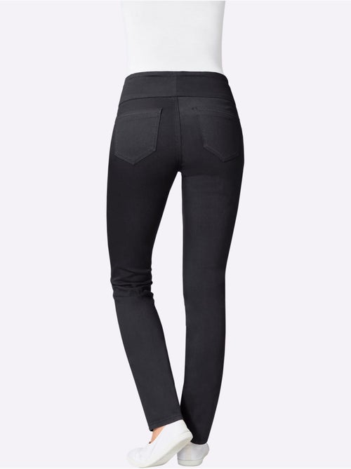 Pantalon à ceinture élastique avec fausses poches avant - Taille standard - Witt - Kiabi