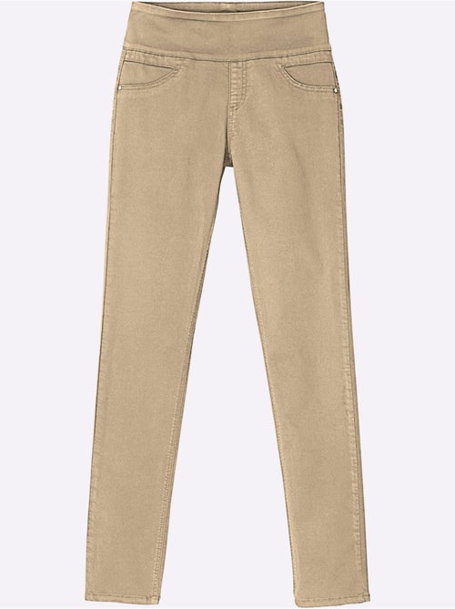 Pantalon à ceinture élastique avec fausses poches devant et derrière - Taille standard - Witt - Kiabi