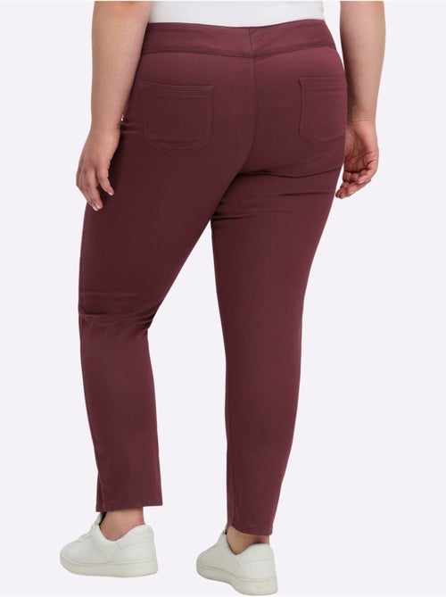 Pantalon à ceinture élastique avec fausses poches et confort optimal - Taille extra courte - Witt - Kiabi