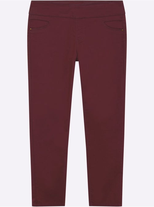 Pantalon à ceinture élastique avec fausses poches et confort optimal - Taille extra courte - Witt - Kiabi