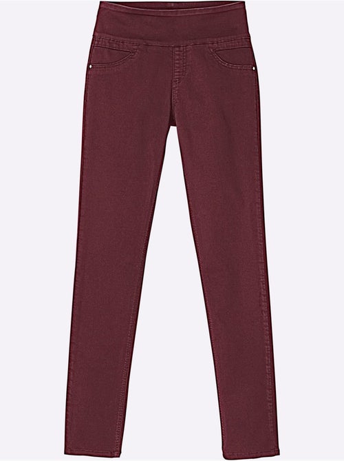 Pantalon à ceinture élastique avec fausses poches et confort optimal - Taille extra courte - Witt - Kiabi